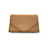 Louis Vuitton Clutch Bag Vintage Art Deco Beige Leather  ref.1230231