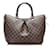 LOUIS VUITTON Handbags Brown Cloth  ref.1230375