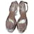 Chanel Chaussures à bride arrière Camelias en satin Dentelle Rose  ref.1230537