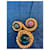 Autre Marque Broche tortora con cabochon e perle Bianco Gold hardware - vista 2