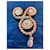 Autre Marque Broche tortora con cabochon e perle Bianco Gold hardware - vista 3