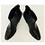 Botines Chanel con cadena de cuero negro - vista 5