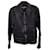 Dolce & Gabbana Vintage-Jacke mit Reißverschluss aus schwarzem Leder  ref.1231072