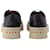 Pablo Lace-Up Sneakers - Marni - Black - Leather Pony-style calfskin  ref.1231083