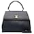 Céline Celine Celine Trionf Leather Handbag 2WAY Navy Leather Handbag in Very Good Blue  ref.1231137