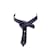 Louis Vuitton Cintura in pelle nera con occhielli e nodo 90/36 Nero  ref.1231151