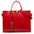 Louis Vuitton Red Monogram Cuir Plume Very Tote MM Rot Leder Kalbähnliches Kalb  ref.1231190
