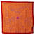 Hermès Hermes Orange Les Sources De La Vie Silk Foulard Soie Tissu  ref.1231206