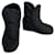 Mou Boots botas de tornozelo Preto Couro  ref.1231261