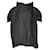 Issey Miyake Black Pleated Turtleneck Oversized Top Polyester  ref.1231277