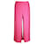 Issey Miyake IKKO TANAKA Candy Pink Plissee Loose Fit Hose Polyester  ref.1231288