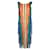 Pleats Please Multicolor Pleated Dress with Fringes Polyester  ref.1231298