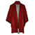 Loro Piana Red and Grey Cashmere Double Cape Wool  ref.1231320