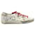 Golden Goose Co-criação de tênis Super-Star Branco Couro  ref.1231328