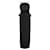 Autre Marque Vestido negro con detalle de tul y tiras Seda  ref.1231334