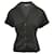 Autre Marque Chemise boutonnée noire à manches courtes Coton  ref.1231344