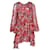 Zimmermann Mini-robe rose à volants et fleurs Soie  ref.1231350