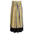 Hermès Falda de lana a cuadros amarilla y gris Amarillo  ref.1231356