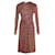 Diane Von Furstenberg Kleid mit Paisley-Muster Schwarz Nylon  ref.1231360