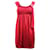 Autre Marque Dark Red Mini Dress Polyester  ref.1231391