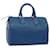 Louis Vuitton Epi Speedy 25 Handtasche Toledo Blau M43015 LV Auth-Folge3167 Leder  ref.1231688