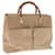 GUCCI Bamboo Hand Bag Suede 2way Beige 002 123 0322 Auth th4517  ref.1231727