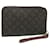 LOUIS VUITTON Monogram Orsay Clutch Bag M51790 Autenticação de LV 65400 Monograma Lona  ref.1231787