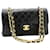 Classique Chanel Double Flap Cuir Noir  ref.1231907