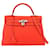 Hermès Hermes Kelly 32 Roja Cuero  ref.1232110