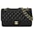 Classique Chanel Double Flap Cuir Noir  ref.1232147