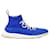 Dior Baskets hautes Tissu Bleu  ref.1232307