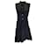 Autre Marque UNTTLD Black Sleeveless Button-Front Asymmetric Hem Midi Dress Silk  ref.1232366