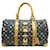 Louis Vuitton Keepall 45 Negro Lienzo  ref.1232474
