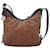 MCM Visetos Hobo Bag Cognac Schultertasche Shopper Tasche LogoPrint Braun  ref.1232494