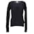 Tommy Hilfiger Damen-Pullover mit Zopfmuster aus marineblauer Wolle  ref.1232520