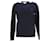 Tommy Hilfiger Damen-Pullover mit U-Boot-Ausschnitt Marineblau Baumwolle  ref.1232525