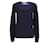 Tommy Hilfiger Pull essentiel en laine mérinos pour femme en laine bleu marine  ref.1232531