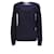 Tommy Hilfiger Damen Essential Merinowollpullover aus marineblauer Wolle  ref.1232531