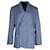 Totême Loreo Oversized Double-Breasted Mélange Blazer In Blue Cotton  ref.1232545