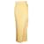 Pleats Please Wrap Midi Skirt in Yellow Polyester  ref.1232555