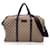 Gucci Beige Monogram Canvas Duffle Weekender Travel Bag with Strap Cloth  ref.1232568