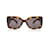 Chanel Braunes Acetat 5019 Damen Sonnenbrille 53/19 135MM Kunststoff  ref.1232572
