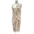 LANVIN  Dresses T.International S Polyester Beige  ref.1232689