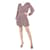 Ba&Sh Maroon floral v-neck dress - size S Red Viscose  ref.1232781