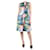 Marni Multicoloured sleeveless floral printed dress - size UK 8 Multiple colors Cotton  ref.1232788