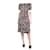 Louis Vuitton Robe imprimée scintillante bordeaux - taille UK 10 Viscose  ref.1232795