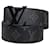 Cintura reversibile Louis Vuitton Monogram nero Eclipse LV Initiales Tela  ref.1232854