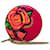 Louis Vuitton Pink Monogram Vernis Roses Münzbeutel Leder Lackleder  ref.1232857