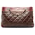 Chanel Red Medium Soft Elegance Tote Dark red Leather  ref.1232861