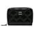 Monedero Chanel de piel de cordero acolchado negro Cuero  ref.1232863